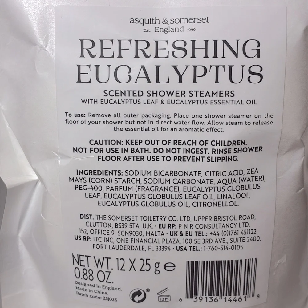 🌿REFRESHING EUCALYPTUS Shower Steamers | Asquith & Somerset
